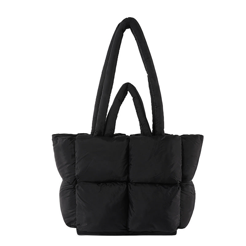 New Soft Tote Large Capacity Puff Bag