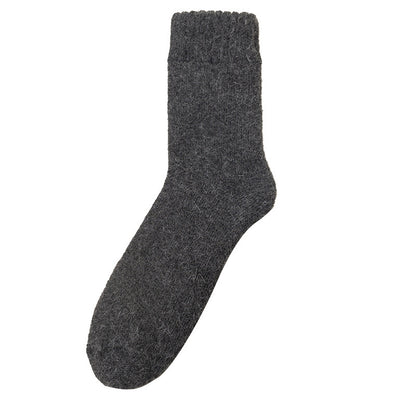 Thick Fleece-Lined Thermal Wool Socks for Cold Feet – Men's Heated & Insulated Rabbit & Wool Socks for Winter