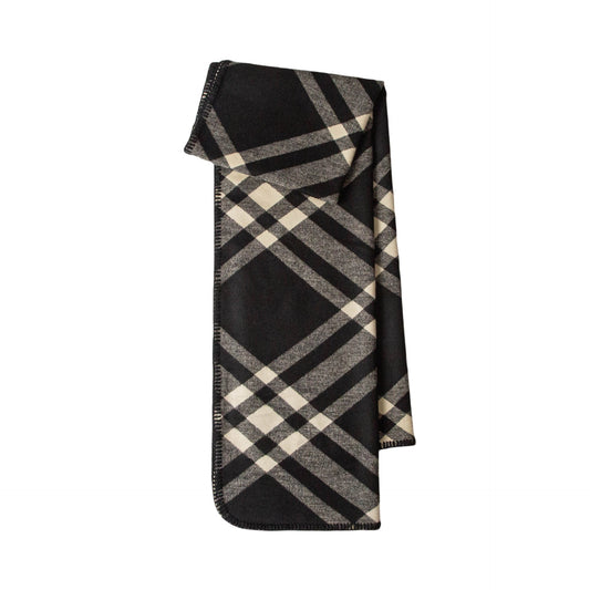 2025 Ultra-Warm New Fashion Star-Style Black and White Checkered Scarf for Women – Stylish Winter Scarf