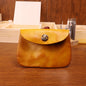 First layer cowhide retro change purse