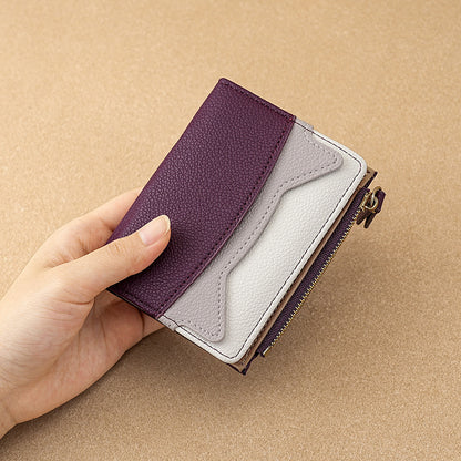 Fashion Korean version of thin versatile contrasting colors cute change bag