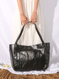 Fashion soft leather large handbag