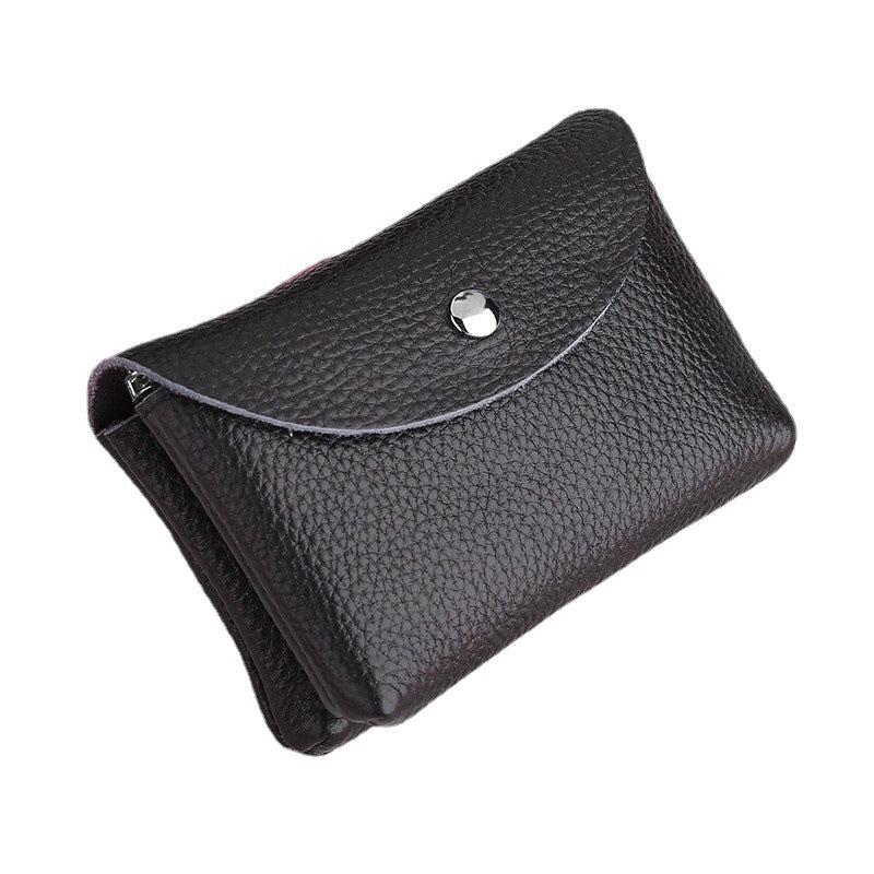 Cowhide large-capacity multi-card driving license bag